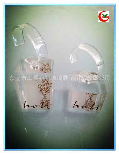 亞克力手表架 亞克力手表架組合 可絲印logo圖案  亞克力C圈表架原始圖片2
