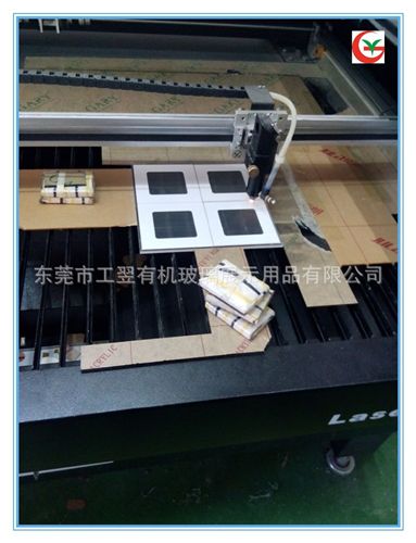 亞克力工藝品 供應(yīng)亞克力機器面板激光雕刻 logo圖案彩印 絲印加工 拋光亞克力