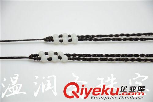 【溫潤(rùn)齋】玉器配件 廠家直銷(xiāo) 精品玉石掛件掛繩批發(fā) 鎮(zhèn)平玉石配件批發(fā) 88006837