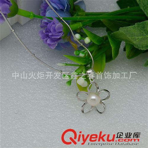 項(xiàng)飾 項(xiàng)鏈  925銀電鍍白金項(xiàng)鏈  淡水珍珠項(xiàng)鏈