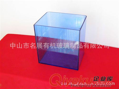 亞克力魚缸 透藍(lán)亞克力迷你魚缸/廠家批量直銷中山有機(jī)玻璃（亞克力）制品原始圖片2