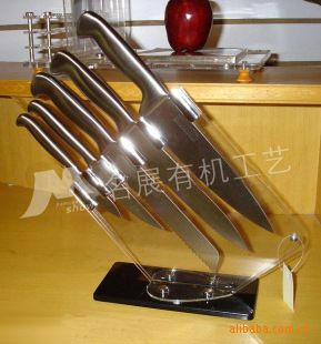 亞克力刀架 亞克力刀架|四刀架|廠家直銷中山有機玻璃（亞克力）制品原始圖片2