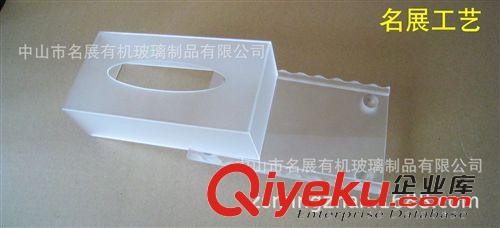亞克力酒店用品 2014新款亞克力磨砂紙巾盒/廠家直銷中山有機玻璃精品/量大優(yōu)惠原始圖片3