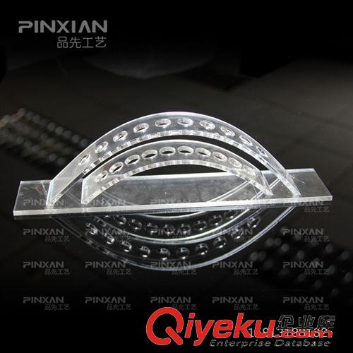 化妝品/美甲產(chǎn)品架 文具禮品透明水晶亞克力筆架 鉛筆架 圓珠筆架 文具筆展示架原始圖片3