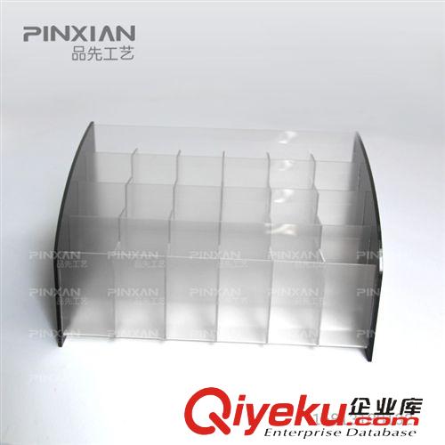 化妝品/美甲產(chǎn)品架 亞克力彩妝展示架  24格圓珠筆 筆架 化妝品彩妝展架原始圖片3