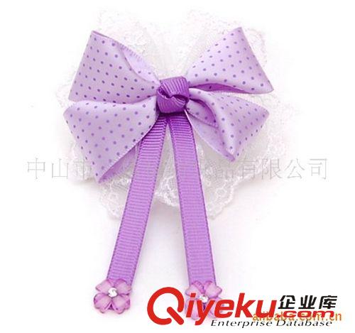 蝴蝶結(jié)／玫瑰花／糖果袋 蝴蝶結(jié) 發(fā)飾 格子發(fā)飾 手工蝴蝶結(jié)發(fā)飾 廠家訂做生產(chǎn) 可混批原始圖片2
