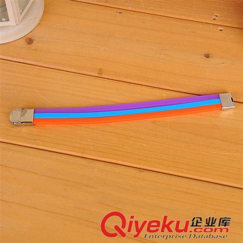 手環 精致歐美風手環 優質硅膠 三色 創意 可來樣定做 飾品 廠家直銷原始圖片3