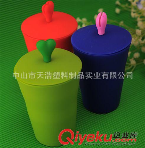 硅膠杯具 創意圓筒形硅膠杯 水杯 防摔耐用杯具 無毒無味 耐高溫杯