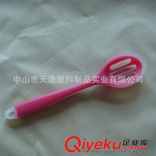 硅膠廚具 熱銷硅膠湯勺 小火鍋勺子廚房勺一體鏟 不粘鍋專用勺