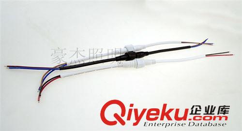 防水線 2*0.75平方小頭LED公母連接防水線防水插頭廠家直銷非標(biāo)單邊價(jià)格