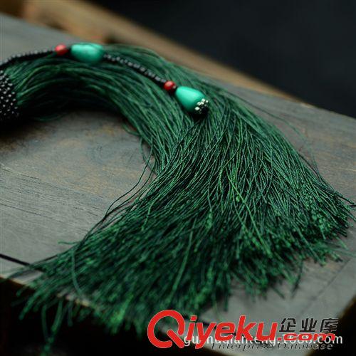 耳環(huán) 情人節(jié)禮物民族飾品原創(chuàng)手工diy制作超長(zhǎng)流蘇單只耳環(huán)女 0206854原始圖片3
