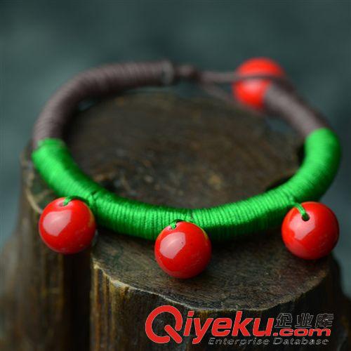 虧本清倉(cāng)區(qū) 民族風(fēng)項(xiàng)鏈?zhǔn)罪楋椘放l(fā)  中國(guó)風(fēng)紅色漆雕喜慶zp毛衣鏈1702254