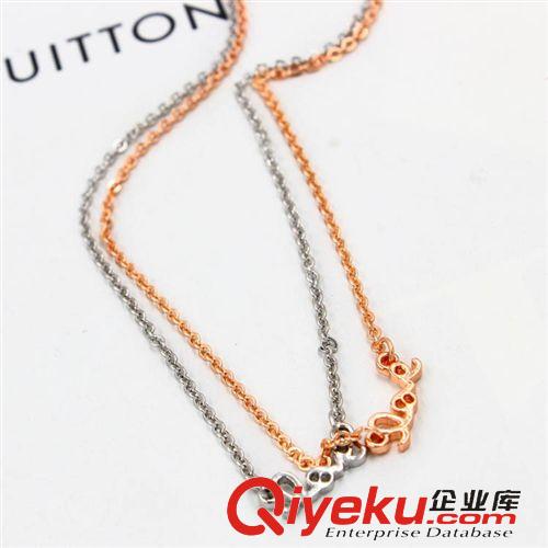 1.19新品 歐美外貿(mào)飾品廠(chǎng)家批發(fā) 時(shí)尚韓版love精致短款項(xiàng)鏈女鎖骨鏈A-981原始圖片3