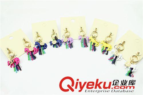 耳飾 青島歐美外貿(mào)飾品廠家批發(fā) 韓版 多色小馬流蘇女神耳環(huán) 耳墜A-390原始圖片3
