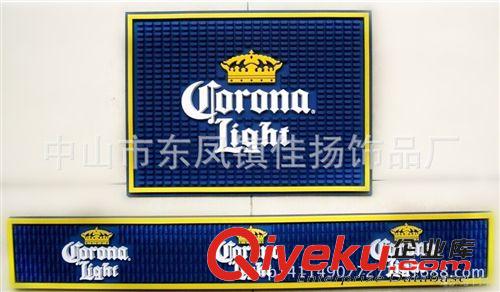 酒吧墊 專業(yè)生產(chǎn)PVC軟膠酒吧墊 啤酒廠廣告促銷禮品 znq典贈品原始圖片3
