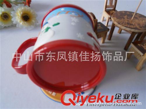 馬克杯 杯皮 廠家直銷PVC軟膠馬克杯皮 圣誕節卡通3D軟膠杯皮 學生禮贈品原始圖片3