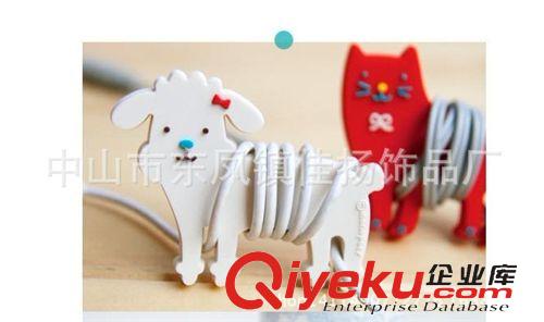 耳機繞線器 卷線器 廠家定制卡通3D軟膠繞線器 小樹苗PVC卷線器 公司周年紀念品原始圖片3