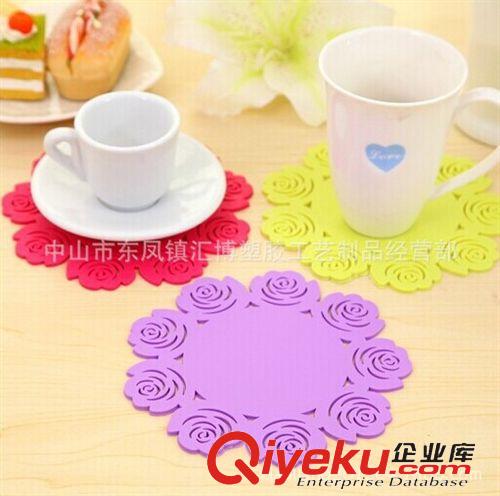 生活日常用品系列 PVC軟膠杯墊  創意必勝客硅膠杯墊 硅膠杯墊 中山禮品原始圖片2