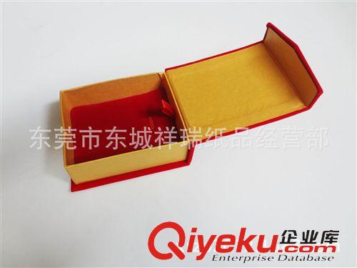 紙盒 大紅項鏈盒 紙盒 定做吊墜盒 廣東批發(fā)飾品盒 絨布紙盒批發(fā)原始圖片3