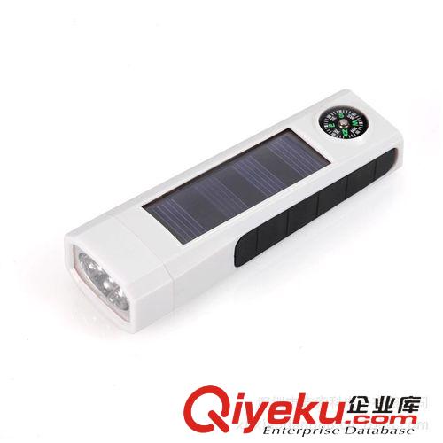 太陽能系列產(chǎn)品 廠家強光充電式led手電筒，家用強光塑料手電筒 廣告促銷禮品手電