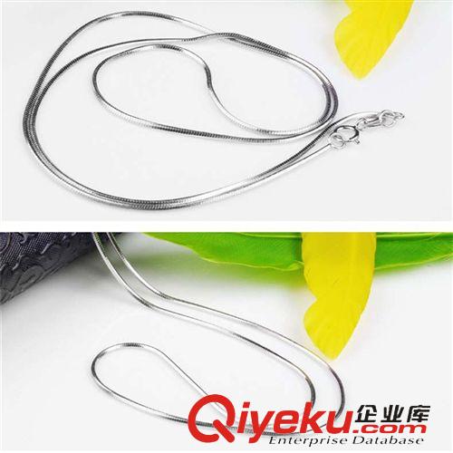  包裝配件禮物 蛇骨鏈S925純銀項(xiàng)鏈女 韓版吊墜短款鎖骨鏈 飾品批發(fā) 一件代發(fā)原始圖片3