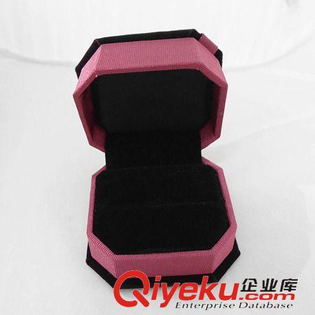  代發需求費用 廠家供應gd首飾包裝盒 飾品盒 八角蝴蝶結絨布戒指盒 禮品盒原始圖片2