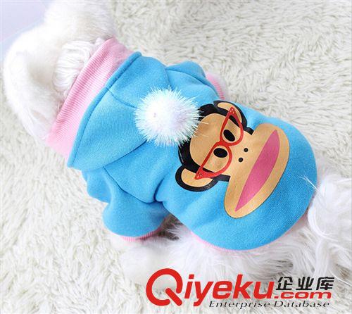 狗狗服裝 大嘴猴 寵物服裝工廠直銷 狗衣服衛(wèi)衣秋冬款 qwsf 厚款 直銷原始圖片3
