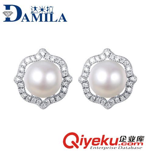 S925純銀珍珠貝珠飾品 925銀飾 項飾 純銀tr淡水珍珠純銀項鏈 心型鑲鉆吊墜批發證書