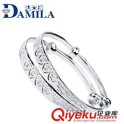S990兒童飾品 S990銀 兒童手 腳環(huán) 小小博士手環(huán)批發(fā)保平安飾品