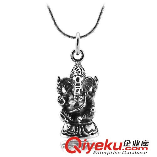 S925男士飾品 尊象泰銀吊墜 流行復古 象項飾 飾品批發純銀吊墜代發