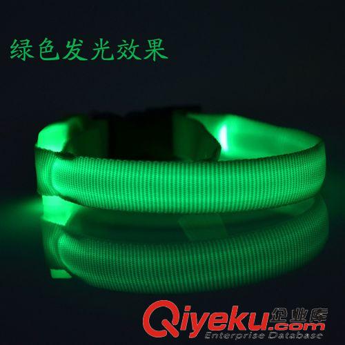 發(fā)光項(xiàng)圈 純色雙面透光 LED扁光纖項(xiàng)圈 發(fā)光項(xiàng)圈 寵物帶狗項(xiàng)圈支持訂做大小原始圖片2