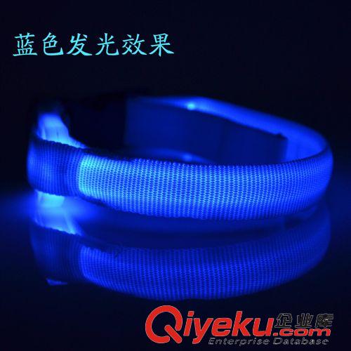 發(fā)光項(xiàng)圈 純色雙面透光 LED扁光纖項(xiàng)圈 發(fā)光項(xiàng)圈 寵物帶狗項(xiàng)圈支持訂做大小原始圖片3