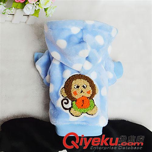 寵物衣服 可愛小猴四腿珊瑚絨衣服 寵物狗狗秋冬裝 服裝變身裝 廠家批發原始圖片3