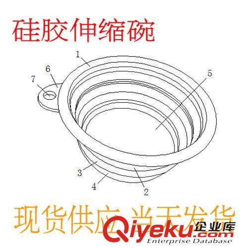 寵物日用品 現(xiàn)貨供應(yīng) 新款 硅膠寵物折疊碗 狗碗 批發(fā)食具 狗飲水器便捷式碗原始圖片2