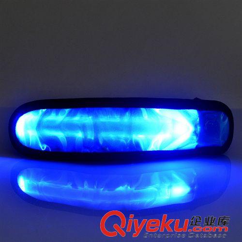 發(fā)光戶外用品 LED插扣式扁光纖發(fā)光手臂帶 LED手臂帶 晶格手臂帶 松緊帶調(diào)節(jié)扣原始圖片2