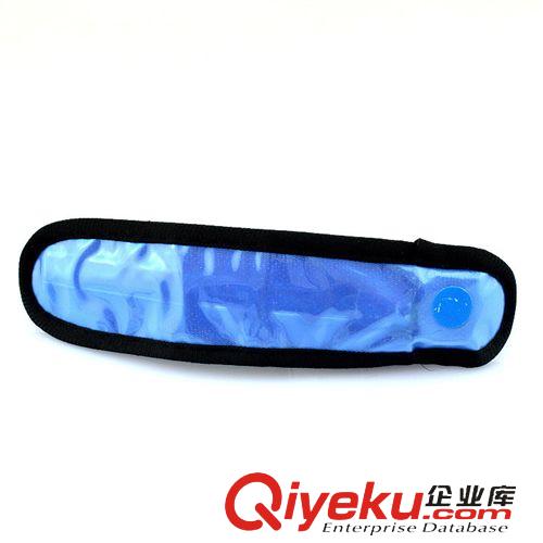 發(fā)光戶外用品 LED插扣式扁光纖發(fā)光手臂帶 LED手臂帶 晶格手臂帶 松緊帶調(diào)節(jié)扣原始圖片3