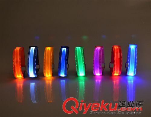 發光戶外用品 2014新款 LED尼龍手環 發光手臂帶 LED手臂環彩帶拉拉隊助威用品原始圖片2
