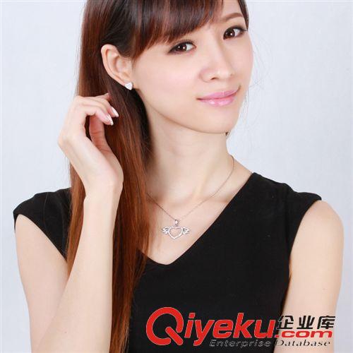 項鏈 旭平 鍍金韓版短款鎖骨項鏈批發 愛心滿鉆頸鏈可混批 時尚百搭原始圖片3