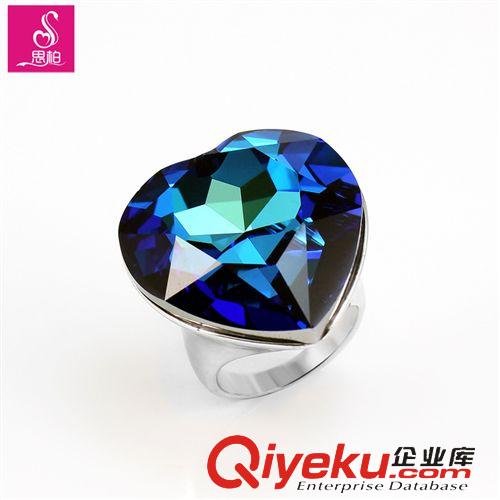 Sibo戒指 sibo思柏微鑲鋯石360度旋轉(zhuǎn)花形明星同款銅仿真戒指 手飾品批發(fā)