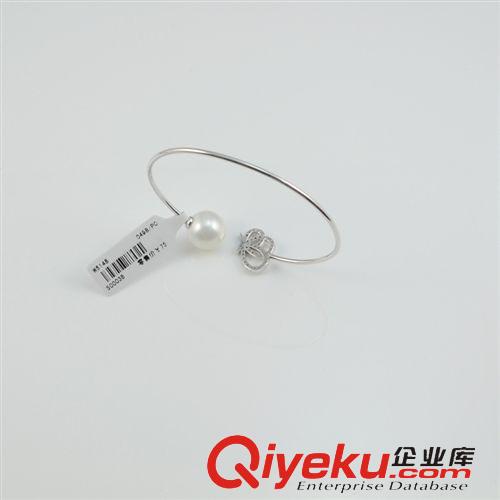 Sibo手鏈 sibo思柏精美時(shí)尚OL開(kāi)口微鑲鋯石蝴蝶紛飛珍珠手鐲飾品廠家直銷原始圖片3