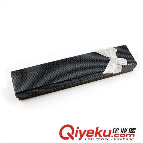精美禮盒 sibo思柏精美無LOGO首飾盒長方形翻蓋蝴蝶結手鏈禮盒批發原始圖片2