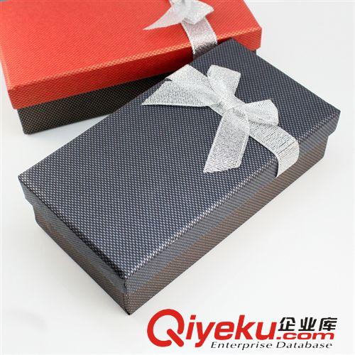 精美禮盒 sibo思柏精美蝴蝶結長方形翻蓋首飾套裝項鏈盒耳環戒指禮品包裝盒