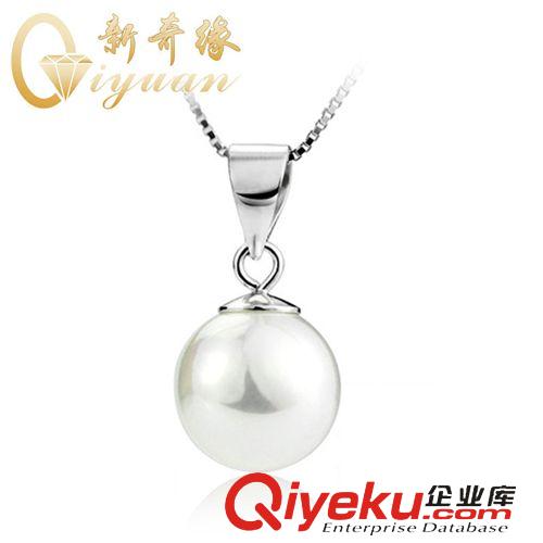 S925純銀系列 韓版復古民族風925純銀珍珠項鏈吊墜首飾品 女 廠家現貨批發