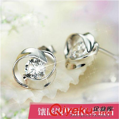 主推款 zp耳釘s925純銀旋轉愛gd復古耳釘 女款 暢銷純銀飾品