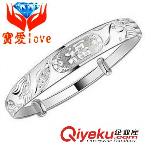 馬上有錢淘寶爆款手鐲 云南民族飾品 廠家批發(fā) 苗銀復(fù)古鐲子 百福手鐲 白銅鍍999銀手環(huán)