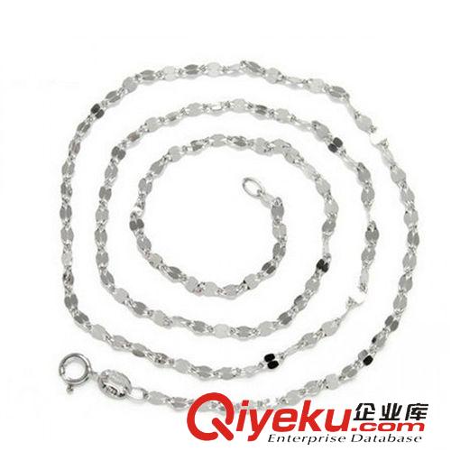 馬上有錢S925純銀爆款 純銀925 雙瓦片項(xiàng)鏈 銀飾品 項(xiàng)飾廠家批發(fā)網(wǎng)站 貴族奢華高檔首飾原始圖片2