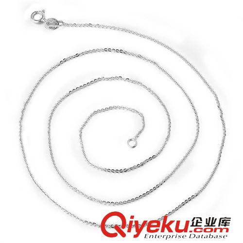 馬上有錢S925純銀爆款 925純銀十字鏈 O字女士項(xiàng)鏈 韓國時尚飾品批發(fā) 復(fù)古首飾s925銀飾原始圖片2