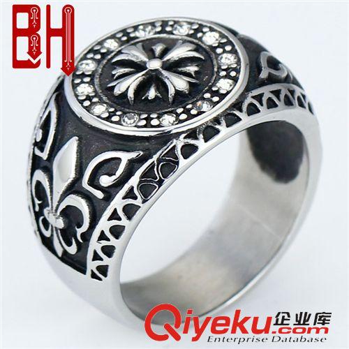 歐美風(fēng) BOHO新款 狼頭個性霸氣男士鈦鋼戒指 歐美外貿(mào)出口首飾 廠家批發(fā)