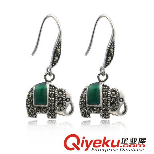 泰銀馬克賽系列 s925銀飾 泰銀飾品鑲馬克賽石狐貍吊墜 防過敏純銀飾品 正品時尚