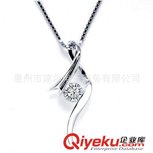 鍍白金飾品 美麗說飾品  鑲鉆花樣年華吊墜 韓國飾品代理加盟 淘寶一件代發原始圖片2